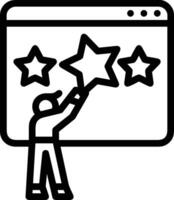 Star icon symbol Illustration vector