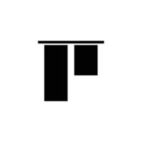 Align top icon for website and app vector