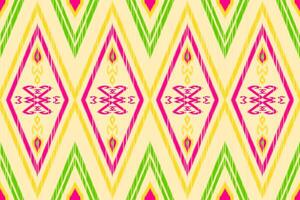 ikat abstract seamless pattern. ikat abstract style. ikat pattern design for background, wallpaper, textile, fabric, clothing, embroidery vector