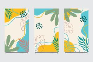 Summer abstract background with copy space for text for banner, greeting card, poster, advertising and social media stories design templates vector