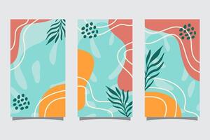Summer abstract background with copy space for text for banner, greeting card, poster, advertising and social media stories design templates vector