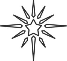estrella icono símbolo ilustración vector