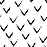 Hand drawn ink seamless pattern. Trendy monochrome doodles and brush marks. Simple abstract background. Great for textile, fabric, wallpaper, wrapping, scrapbook and packaging vector