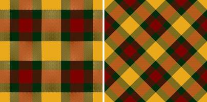 Tartan fabric check of pattern background with a texture plaid seamless textile. vector