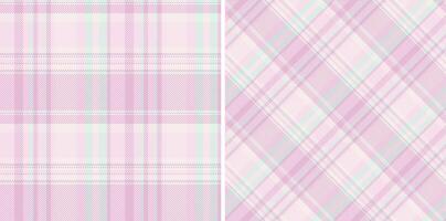 Fabric textile of seamless check background with a texture plaid pattern tartan. Set in skin colors. Trousers outfit ideas. vector