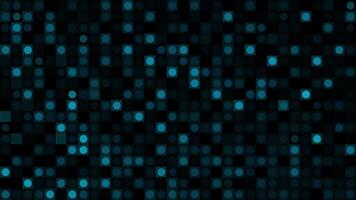 Background with shimmering disco squares. Motion. Shimmering retro squares on black background. Retro disco with flashing colored squares video