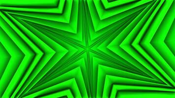 Bright green background.Design.A bright abstraction that is made like a star in a kaleidoscope that is made like hypnosis. video