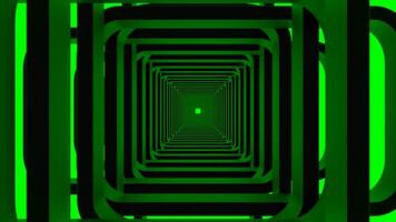 Green corridor.Design.A bright green abstraction that makes up a long way and moves slowly forward. video