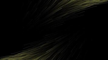 Beautiful streams of energy lines on black background. Motion. Streams of luminous lines move parallel to each other. Beautiful and gentle streams from lines video
