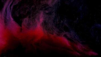 Bright colors in stream under water. Footage. Colorful streams of ink move in water. Bright and colorful ink in water creates beautiful splashes. Splash of colorful ink video