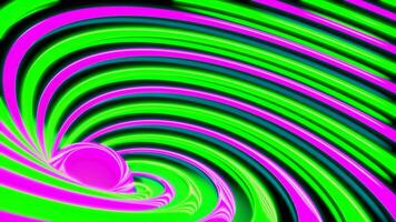 Bright spiral with ball in center. Design. Colorful 3d spiral with lines and ball in center. Ball with expanding colorful spiral in style of lollipop video