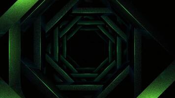 Green and blue background.Design.A massive tunnel in the abstraction that is slowly moving forward. video