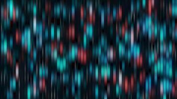 Flickering spots in vertical lines. Motion. Beautiful color spots shimmer in flow of lines. Lines with colored shimmering strokes and gradients. Retro animations with strokes video