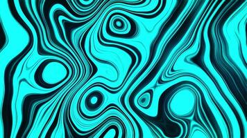 Background with iridescent lines and colors. Motion. Bright movements of paint lines with psychedelic effect. Background of moving wavy lines and oval patterns video