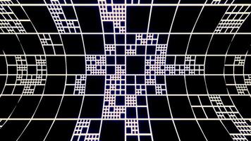 Bending and transforming digital world, computer processing visualization. Design. Concept of scientific technologies. video