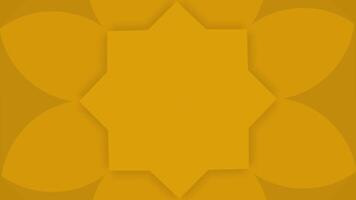 Animation with floral pattern. Motion. Colored floral pattern repeats. Simple floral pattern flashes and changes color in center of background video