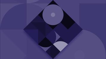 Bright multicolored abstraction.Motion.Various small geometric shapes in animation that move and change colors. video