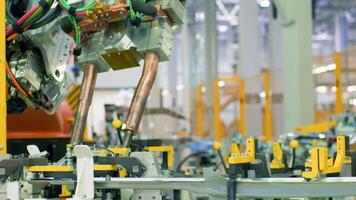 Moscow-Russia.20.03.2022.Scene.Development of new robots and their testing .Robots try to work with small details. Use only for editorial. video
