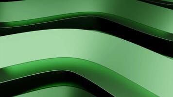 Green animation.Design.Bright green walls in 3d format that move in different directions. video