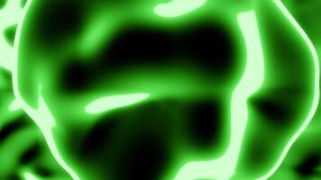 Rotating 3d liquid. Design. Abstract neon liquid rotates and changes. Liquid moves and changes in air. Live 3d texture video