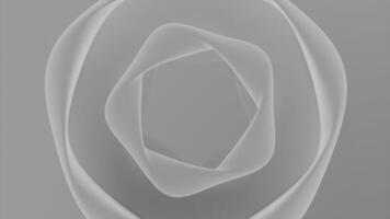 Gray and yellow background.Design.Bright animation that moves and expands with transparent circles around. video