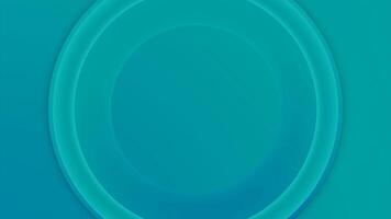 Abstract circular shapes creating slow motion green corridor. Design. Round shapes flowing and creating tunnel. video