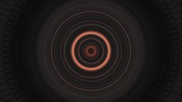 Brown spiral. Motion. A bright background on which orange lines are visible and which flash in different colors. video