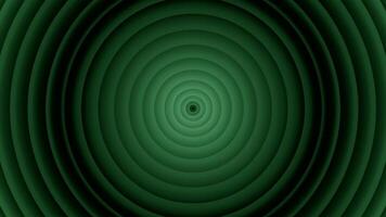 Circular radial hypnotic background, endlessly spreading circles around one dot. Design. Moving circles on a black background. video