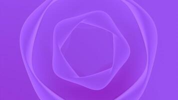 Slow moving 3d rings. Design. Stylish animation with moving centralized circles. Rings move in center with meditative effect video