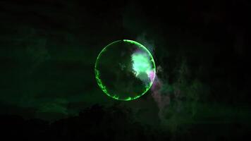 Nebula Space portal universe animation temp video