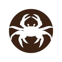 crab icon design vector