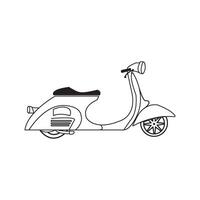 scooter icon design vector