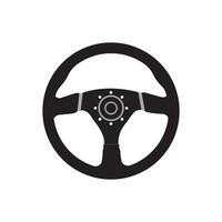 Steering wheel icon vector