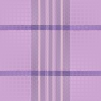 Plaid background of check textile texture with a seamless tartan fabric pattern. vector