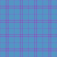 Sofa plaid texture seamless, neutral pattern check . 60s tartan background fabric textile in violet and cyan colors. vector