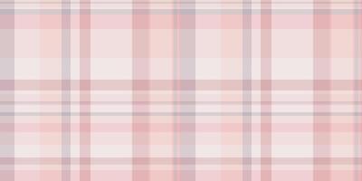 Dress textile seamless tartan, scrapbook pattern fabric. Household background check texture plaid in light and white colors. vector