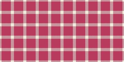 Layout texture background plaid, multi pattern fabric seamless. Cross tartan textile check in light and red colors. vector