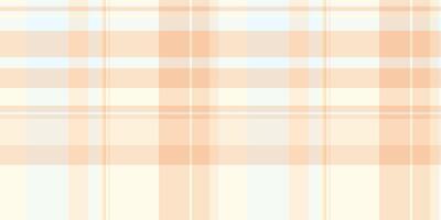 Valentines day background seamless pattern, tough plaid tartan fabric. 50s texture textile check in light and bisque colors. vector