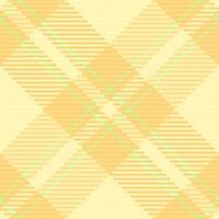 Sexual check pattern fabric, folded background tartan. Slim seamless plaid texture textile in amber and light colors. vector