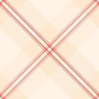 Luxurious check seamless texture, 20s plaid tartan background. Worldwide fabric textile pattern in old lace and light colors. vector