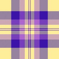 Plaid fabric background of textile check with a texture tartan pattern seamless. vector