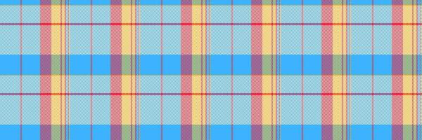 Valentine plaid texture pattern, multicolor seamless tartan. 50s fabric background textile check in papaya whip and cyan colors. vector