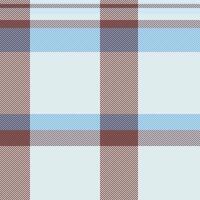 Seamless background of check tartan texture with a plaid fabric textile pattern. vector