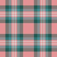 Seamless texture pattern of plaid fabric background with a textile check tartan. vector