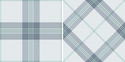 Plaid pattern seamless of texture fabric tartan with a textile background check. vector