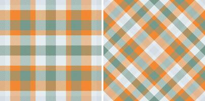 Seamless textile of check tartan pattern with a texture fabric background plaid. vector