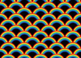 Rainbow pattern seamless. Colorful background texture design. Abstract cartoon stripes wallpaper. vector