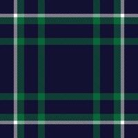 Plaid check pattern. Seamless fabric texture. Tartan textile print. vector