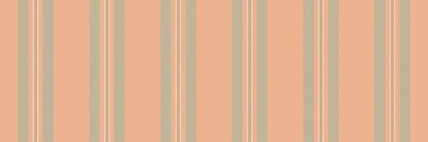 Eps10 background vertical seamless, dining pattern fabric. Picture texture textile lines stripe in orange and pastel colors. vector