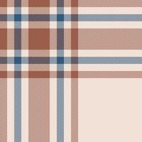 Plaid check pattern. Seamless fabric texture. Tartan textile print. vector